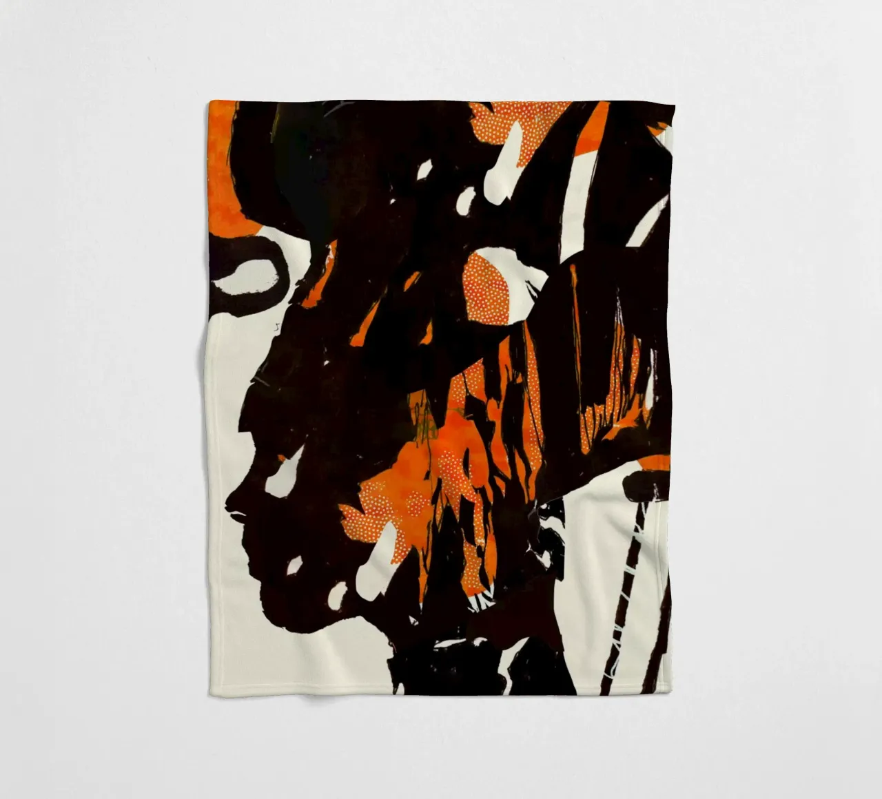 flamingo eclipse2 Fleecedecke von Giulio Iurissevich