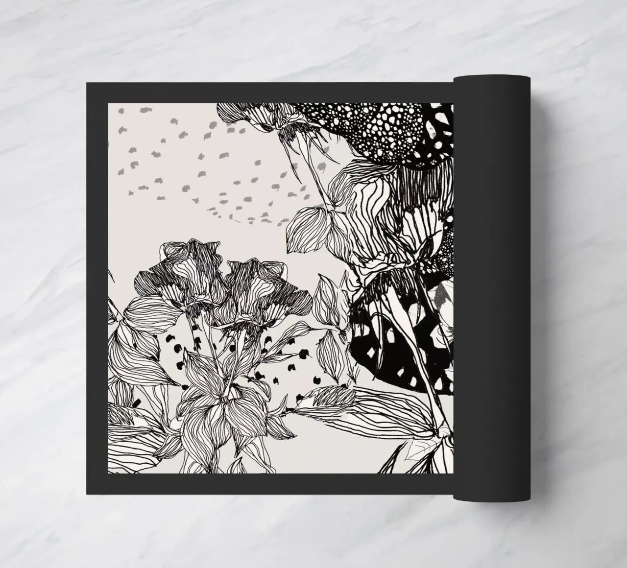 flamingo 3 doormat by Giulio Iurissevich