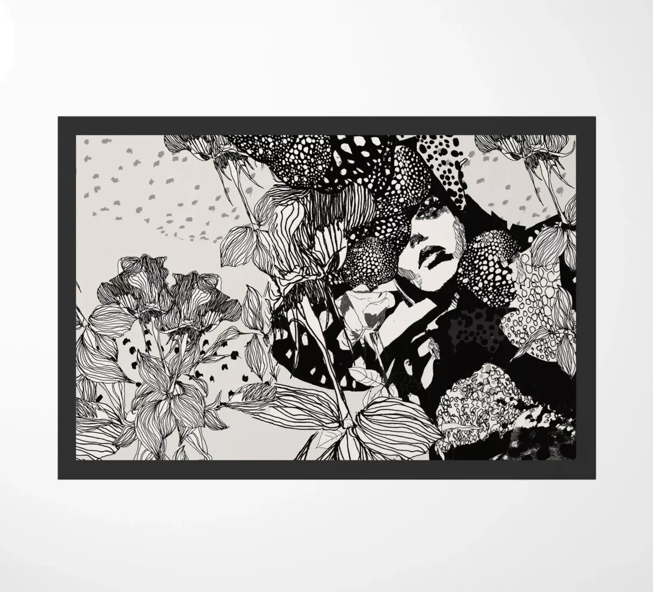 flamingo 3 doormat by Giulio Iurissevich