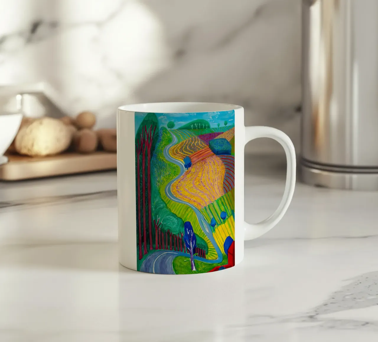 gowing up garrow david Hockney tazza in ceramica da mix mate