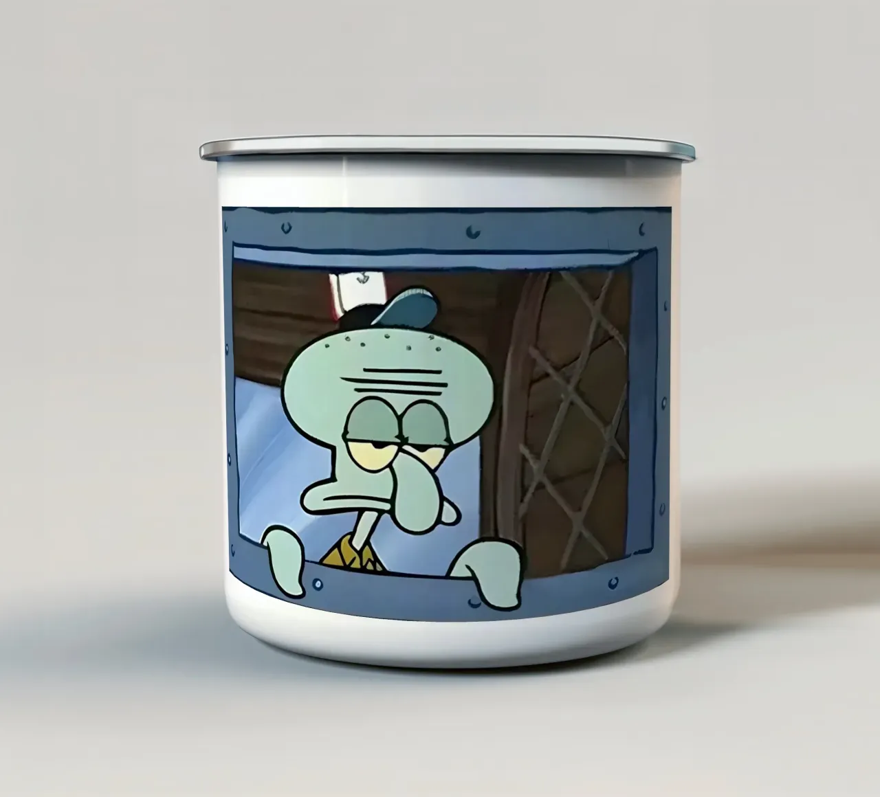 Squidward tazza in smalto da Low poly art