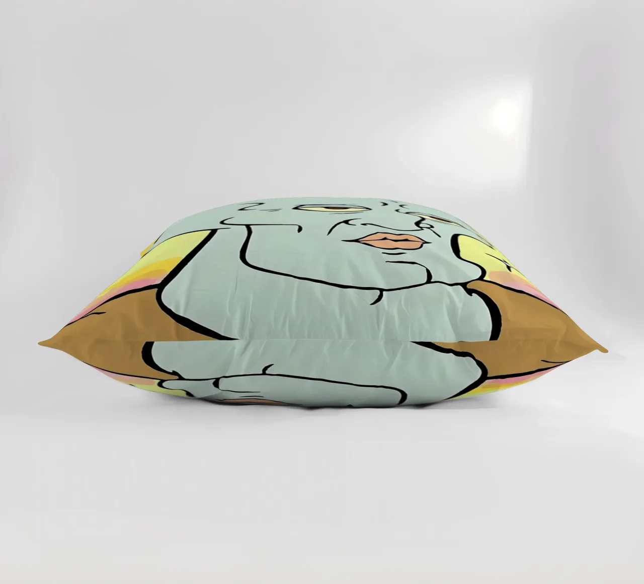 Squidward Tentacles cuscino da Low poly art