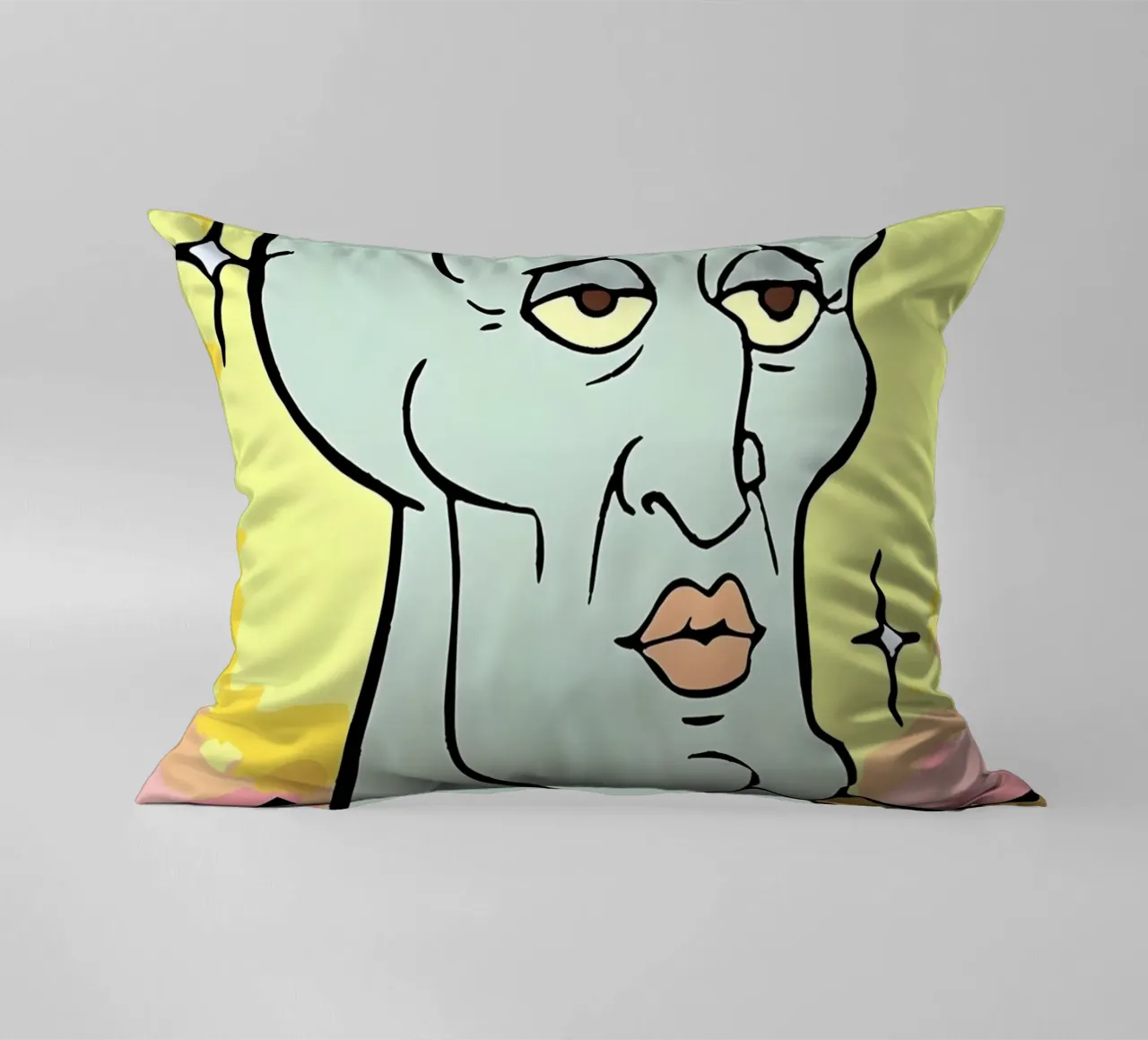 Squidward Tentacles cuscino da Low poly art