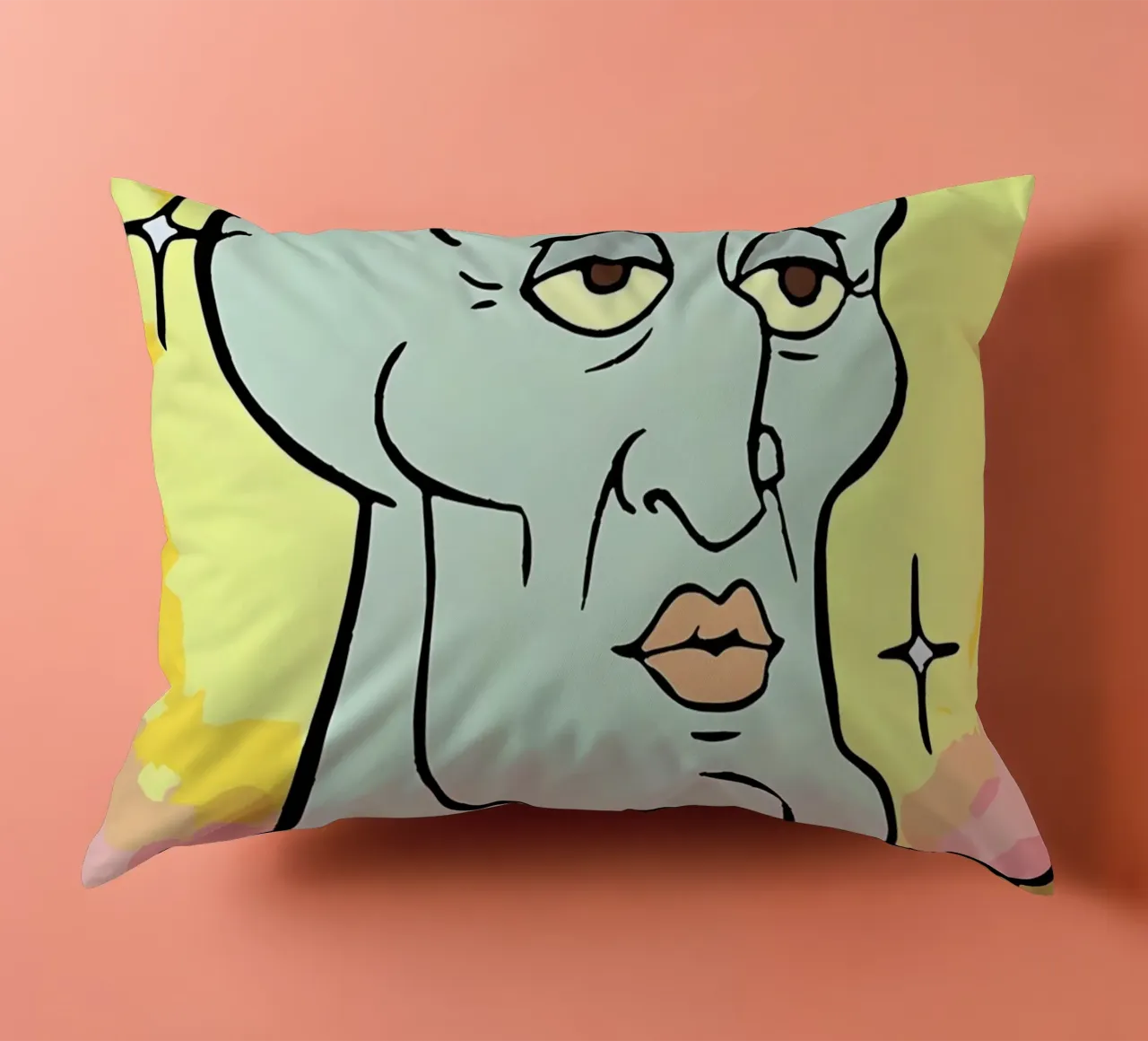 Squidward Tentacles cuscino da Low poly art