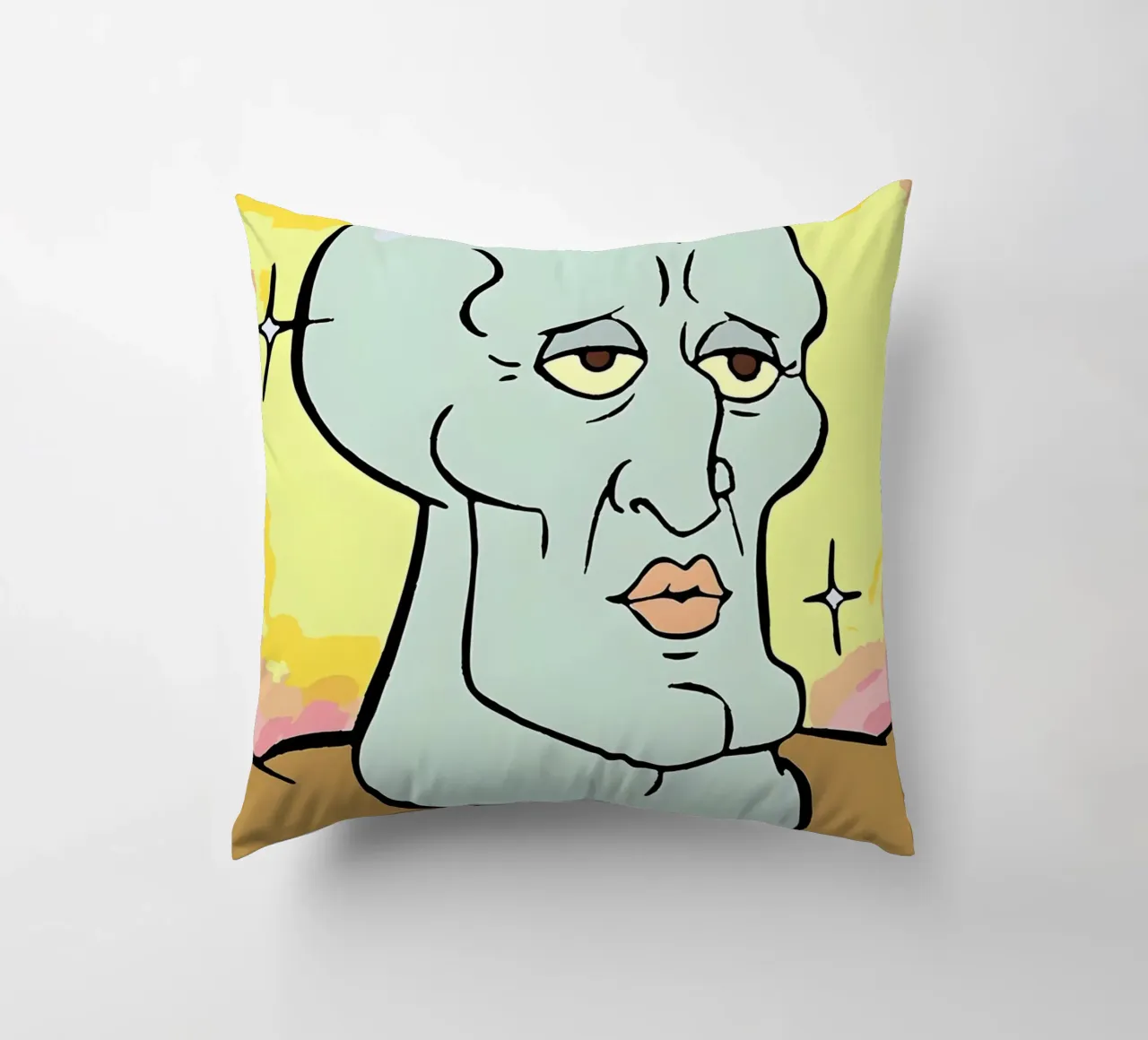 Squidward Tentacles cuscino da Low poly art