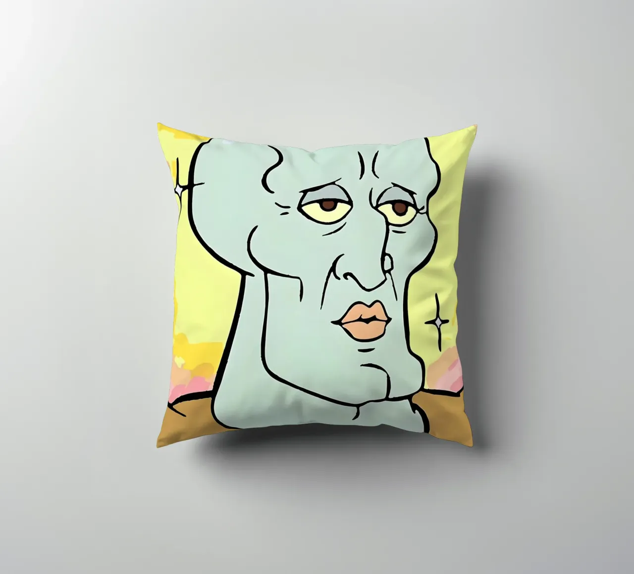 Squidward Tentacles cuscino da Low poly art