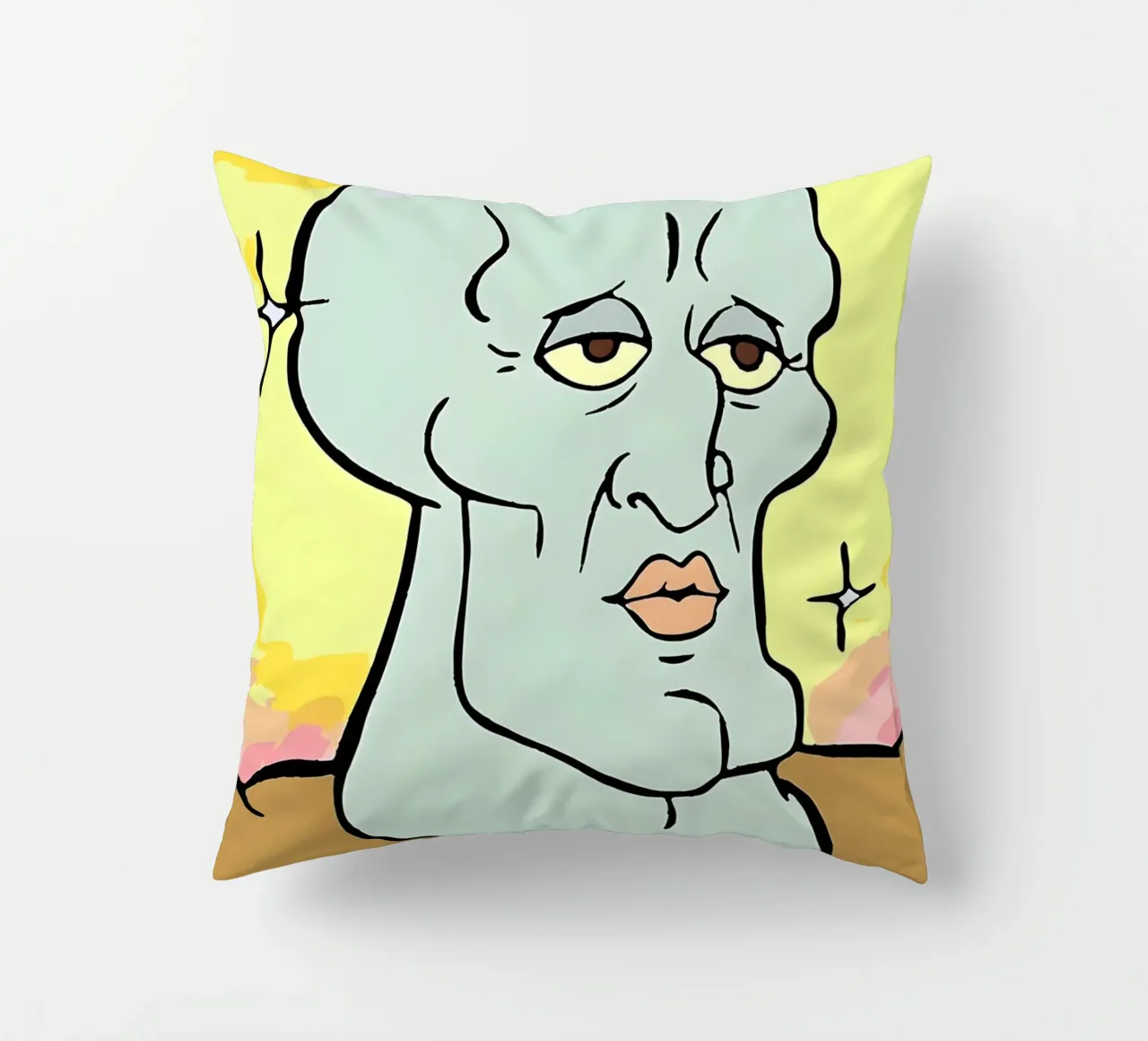 Squidward Tentacles cuscino da Low poly art