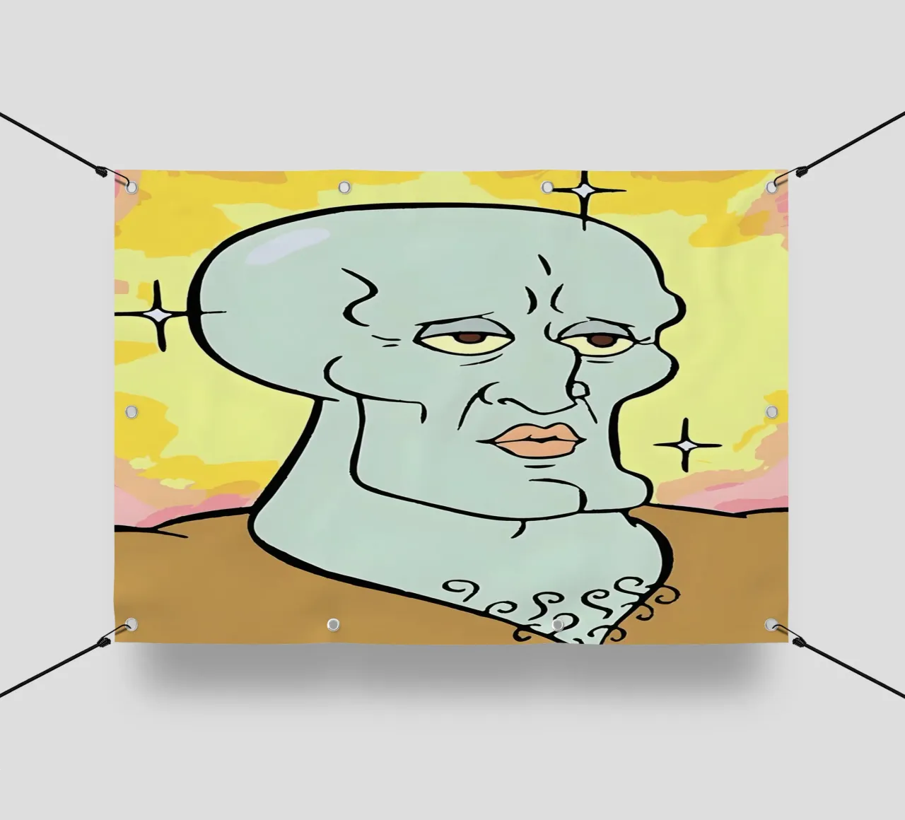 Squidward Tentacles telo in pvc da Low poly art