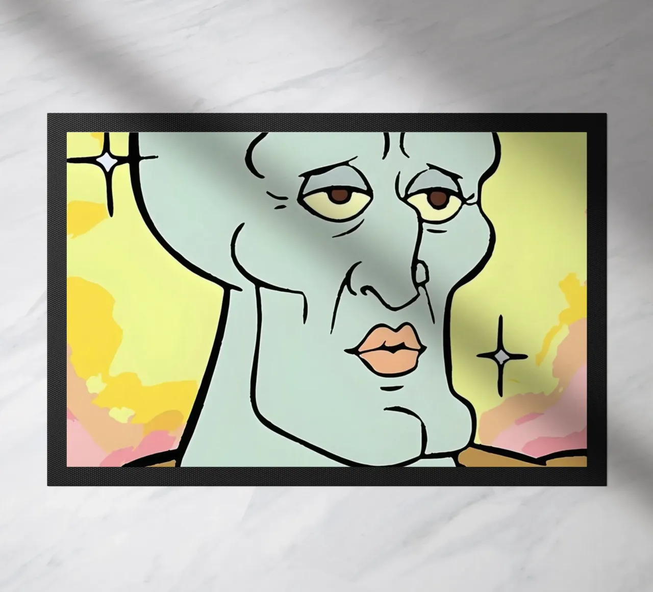Squidward Tentacles zerbino da Low poly art