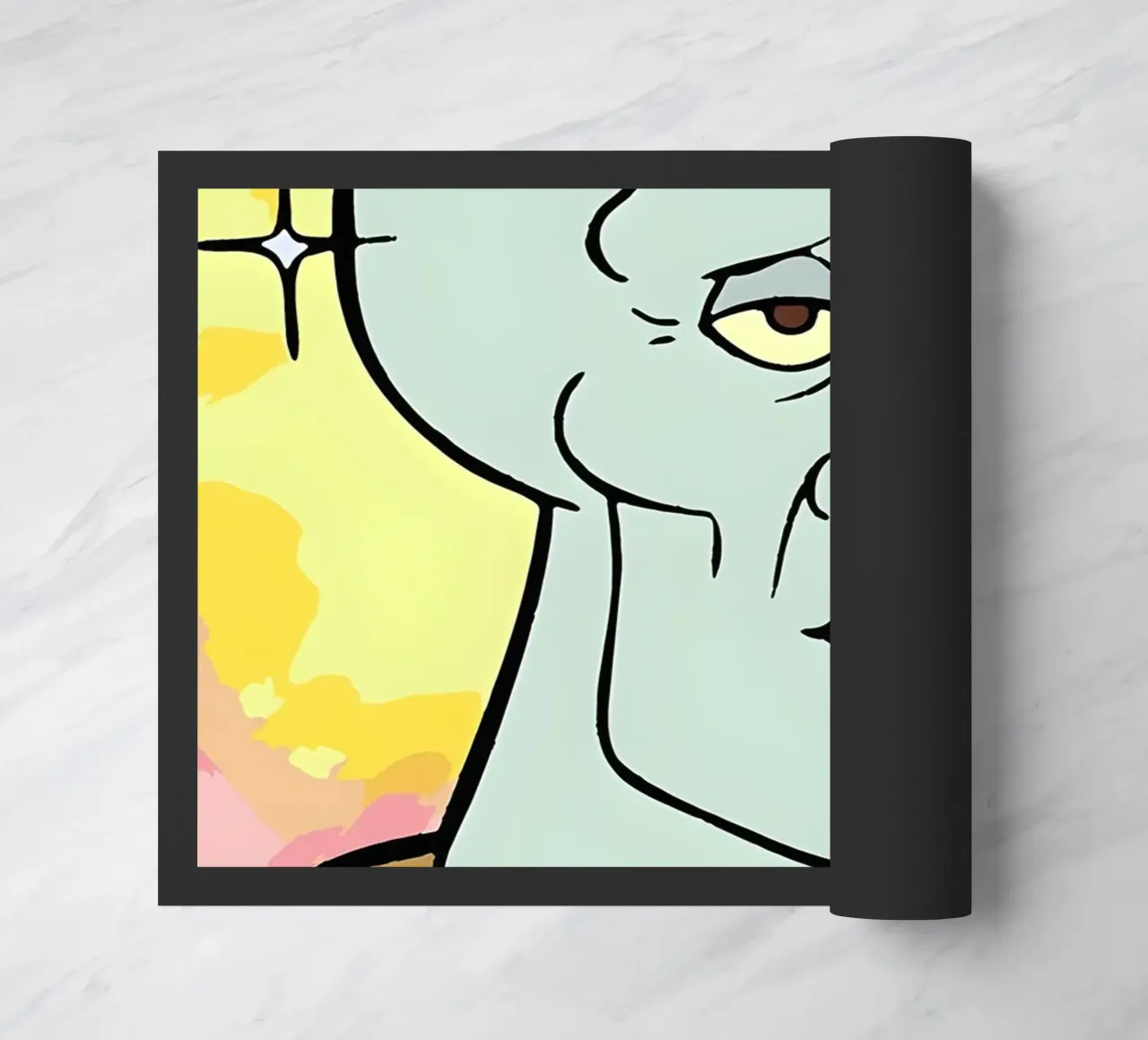 Squidward Tentacles zerbino da Low poly art