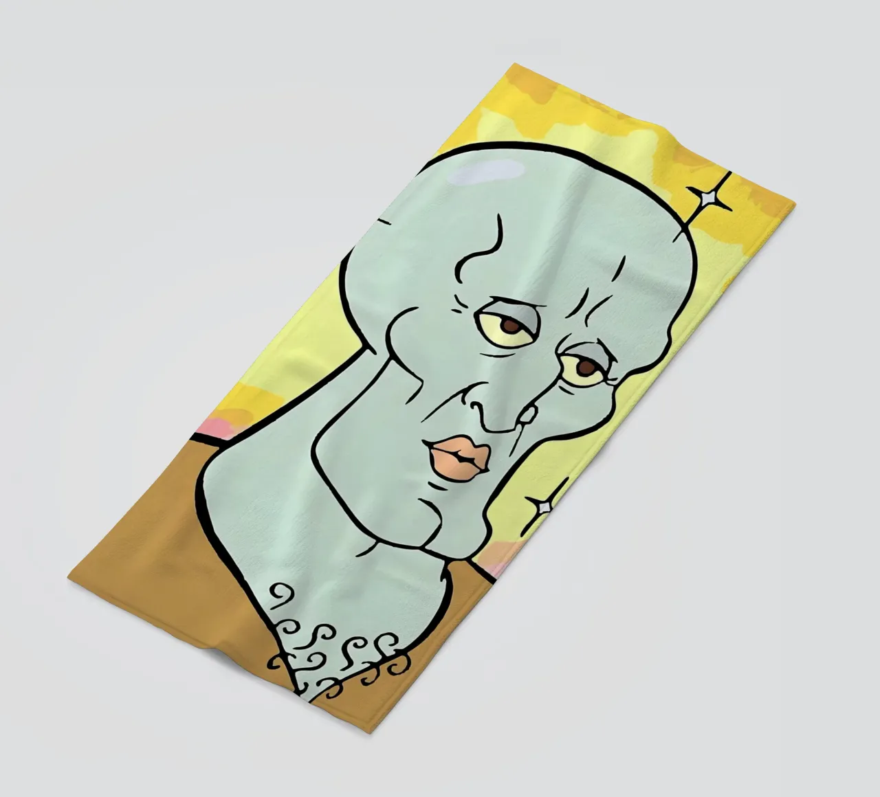 Squidward Tentacles telo mare da Low poly art