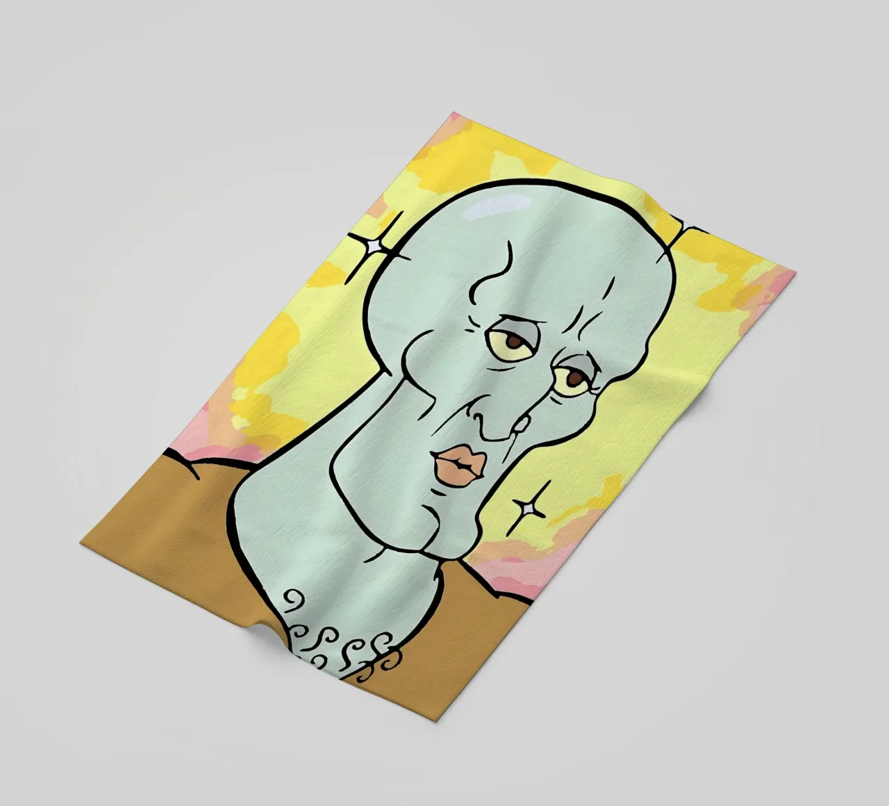 Squidward Tentacles telo mare da Low poly art