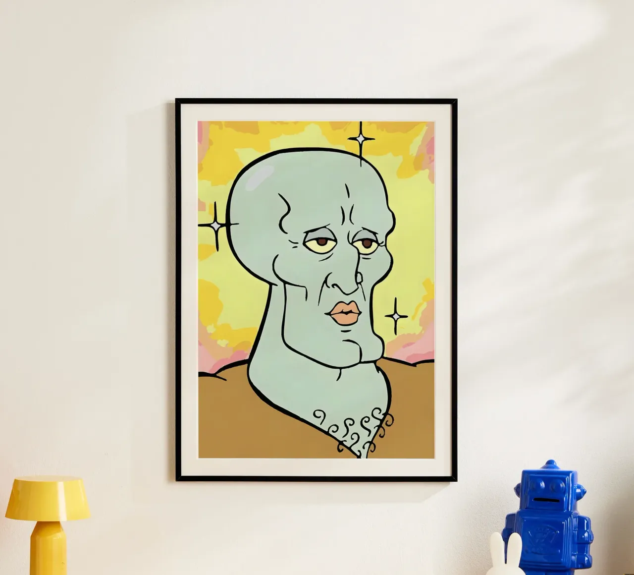 Squidward Tentacles poster da Low poly art