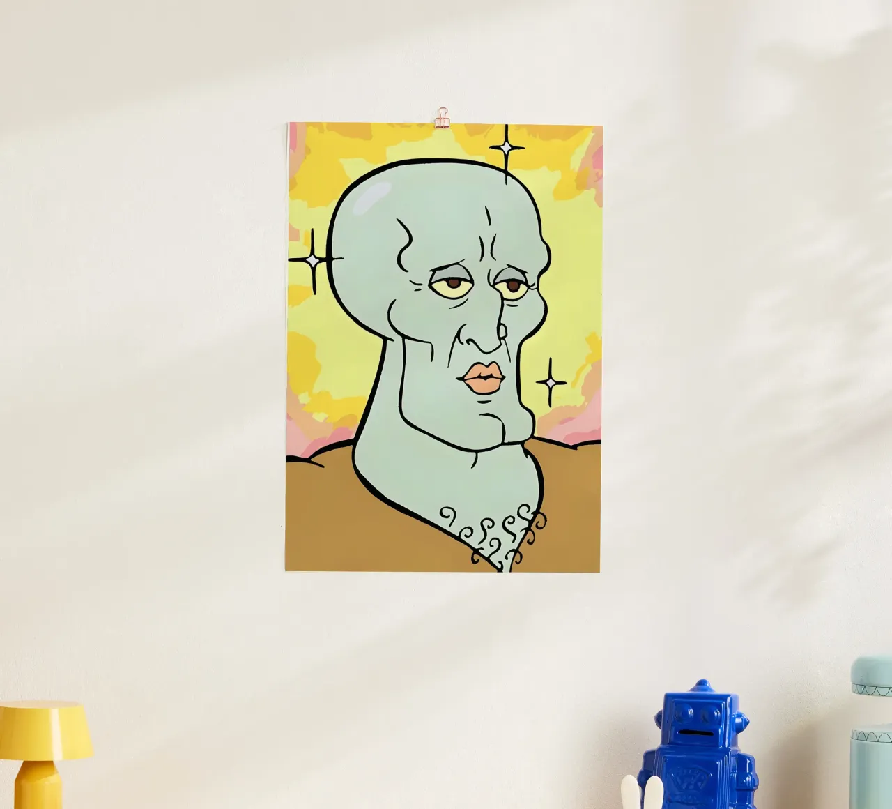 Squidward Tentacles poster da Low poly art