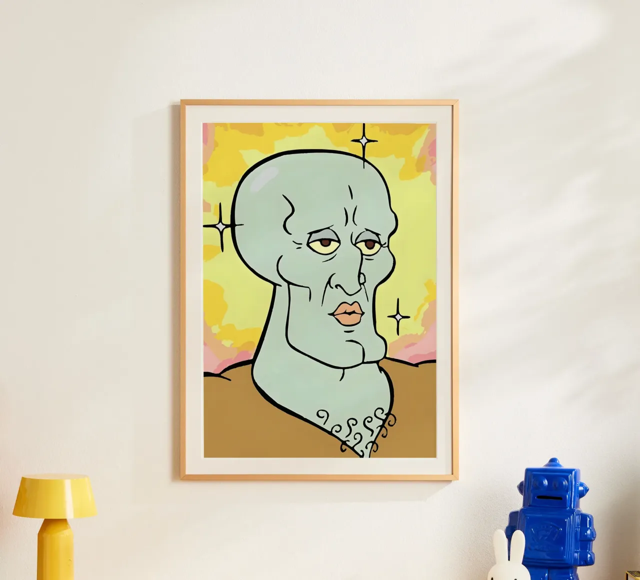 Squidward Tentacles poster da Low poly art