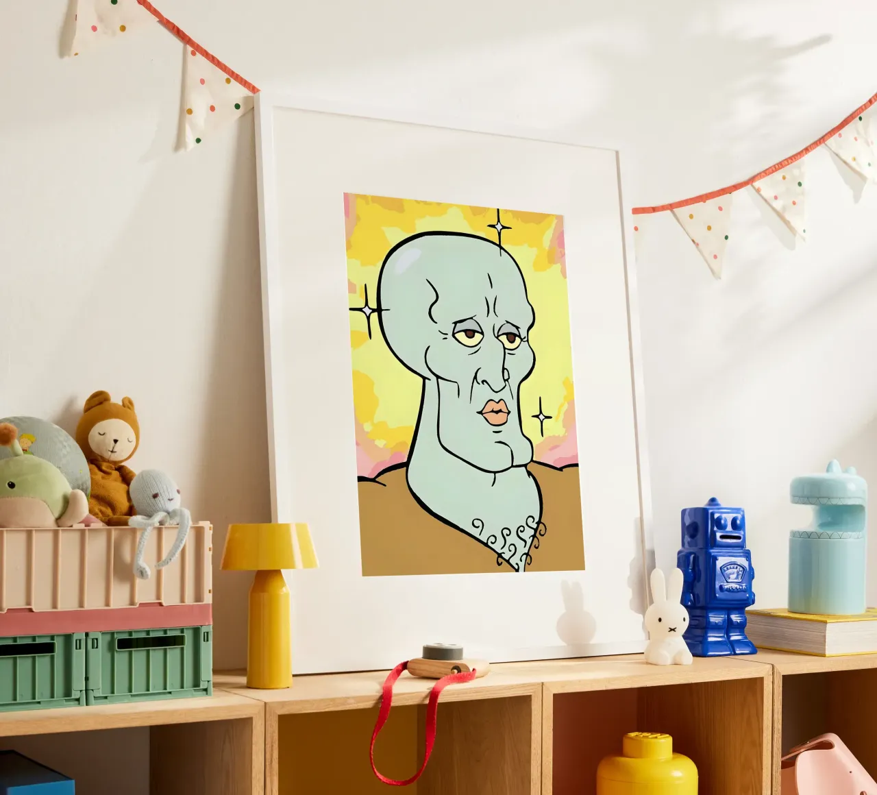 Squidward Tentacles poster da Low poly art