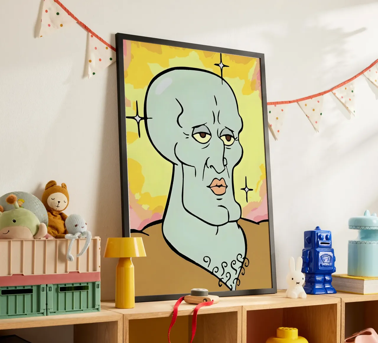 Squidward Tentacles poster da Low poly art