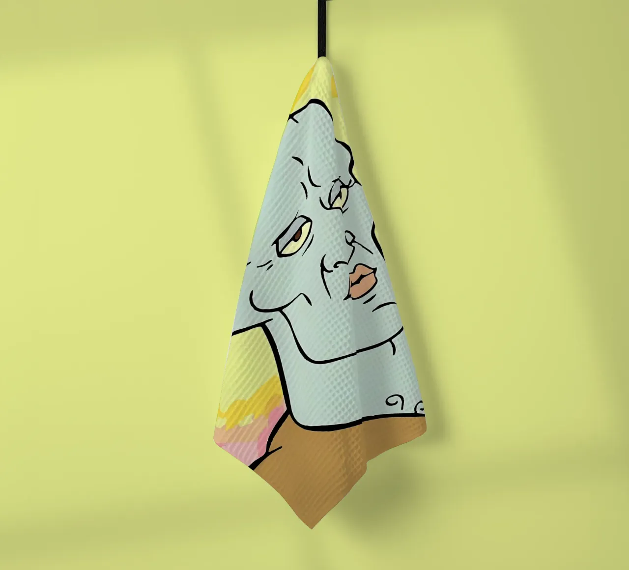 Squidward Tentacles canovaccio da cucina da Low poly art