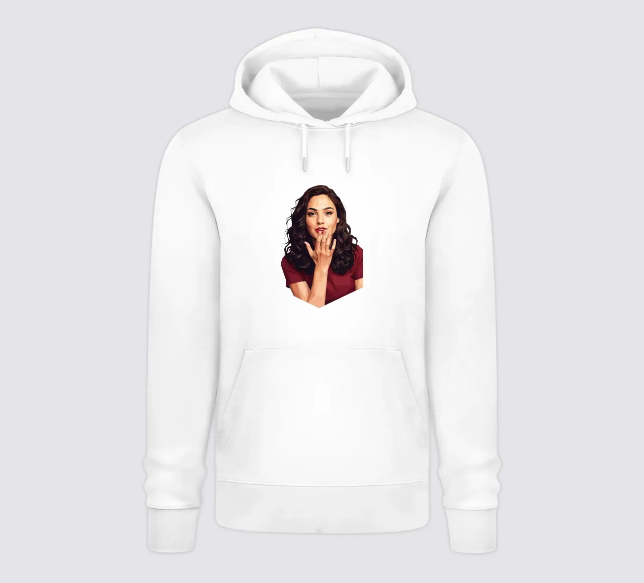 Gal gadot Low poly felpa con cappuccio da Low Profile