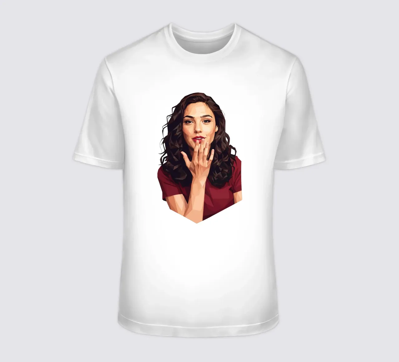 Gal gadot Low poly t-shirt da Low Profile
