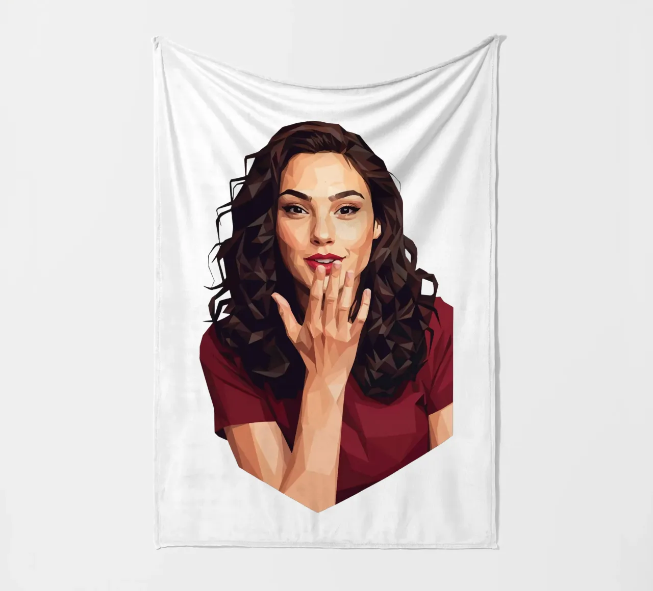 Gal gadot Low poly coperta in pile da Low Profile
