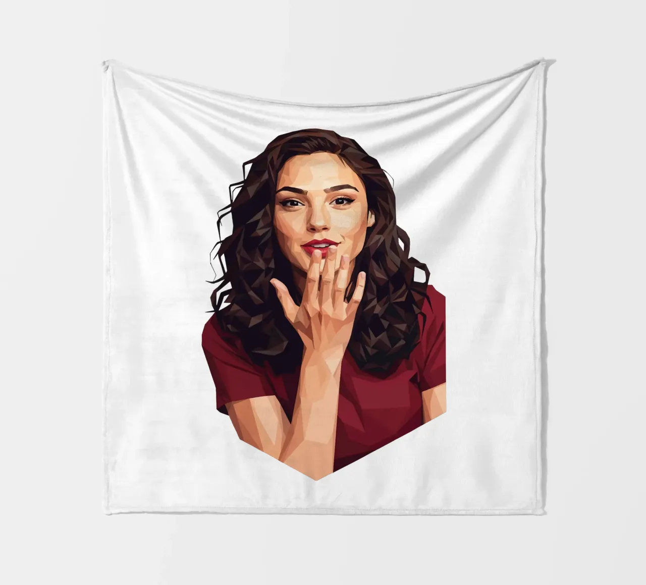 Gal gadot Low poly coperta in pile da Low Profile