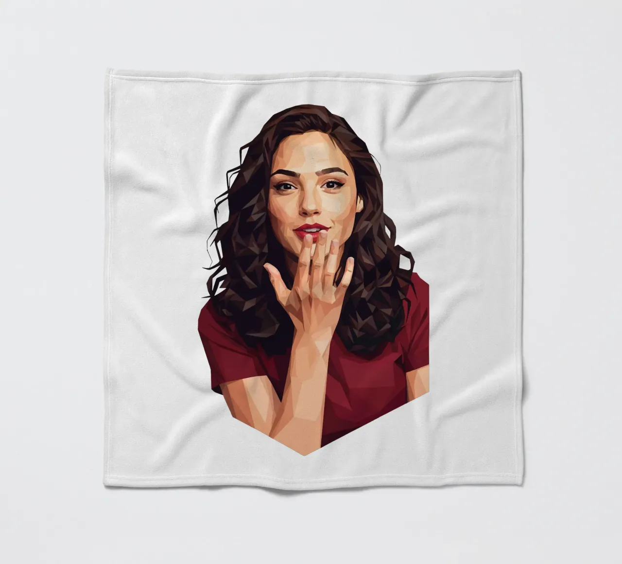 Gal gadot Low poly coperta in pile da Low Profile