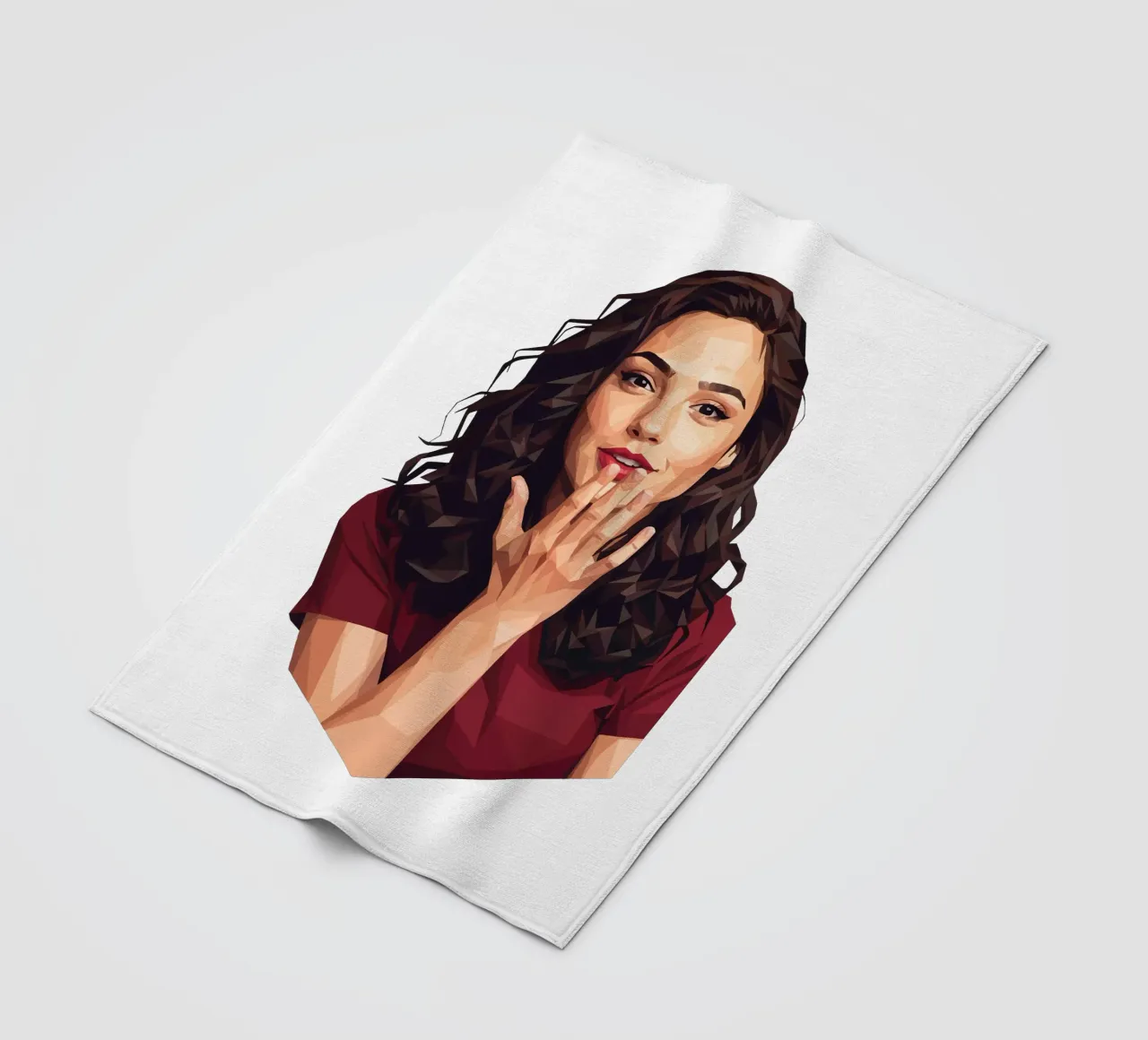 Gal gadot Low poly coperta in pile da Low Profile