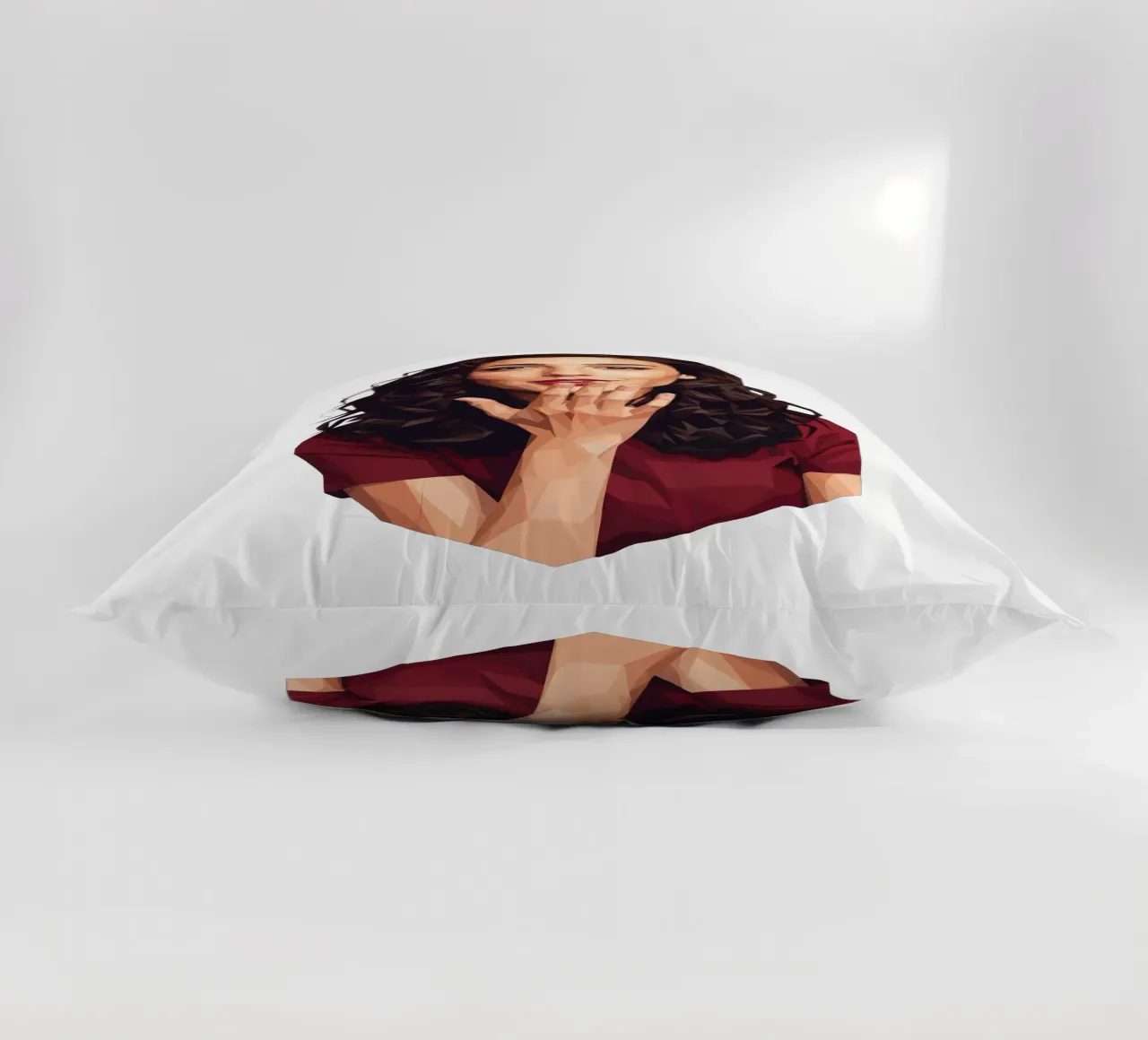 Gal gadot Low poly cuscino da Low Profile