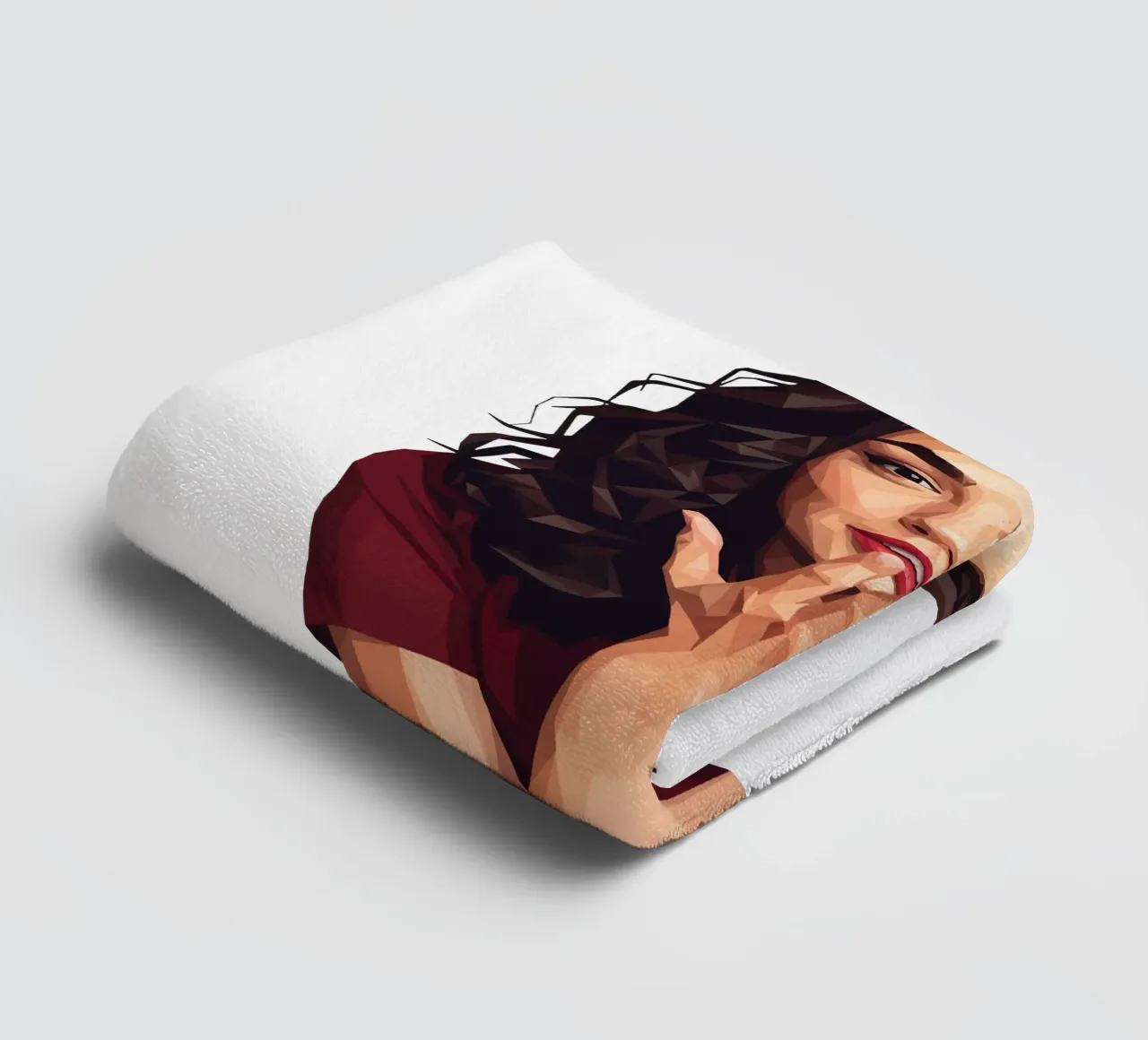 Gal gadot Low poly asciugamano da bagno da Low Profile