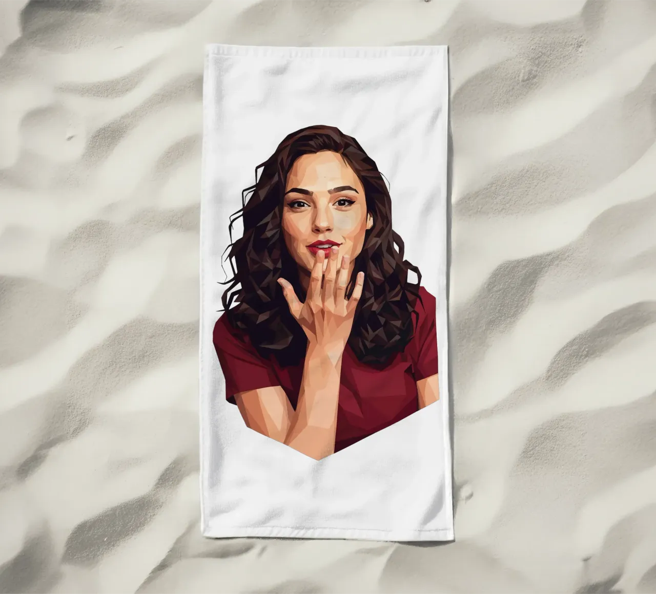 Gal gadot Low poly telo mare da Low Profile