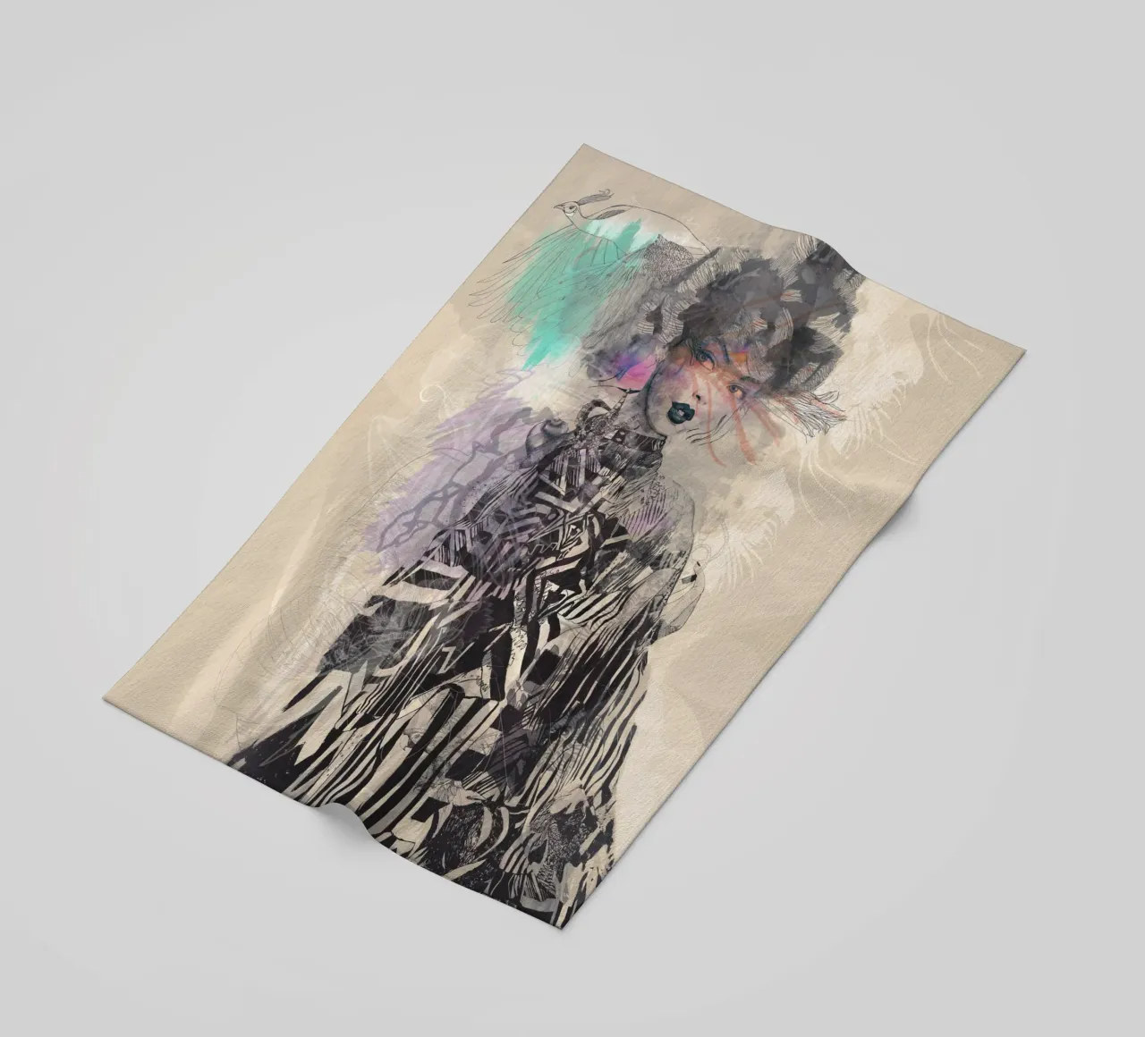 illusione istantanea telo mare da Giulio Iurissevich