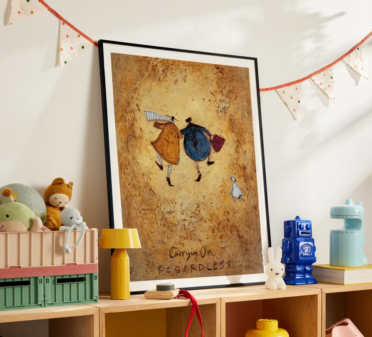Sam Toft - Continuare senza problemi poster con telaio in legno da mix mate