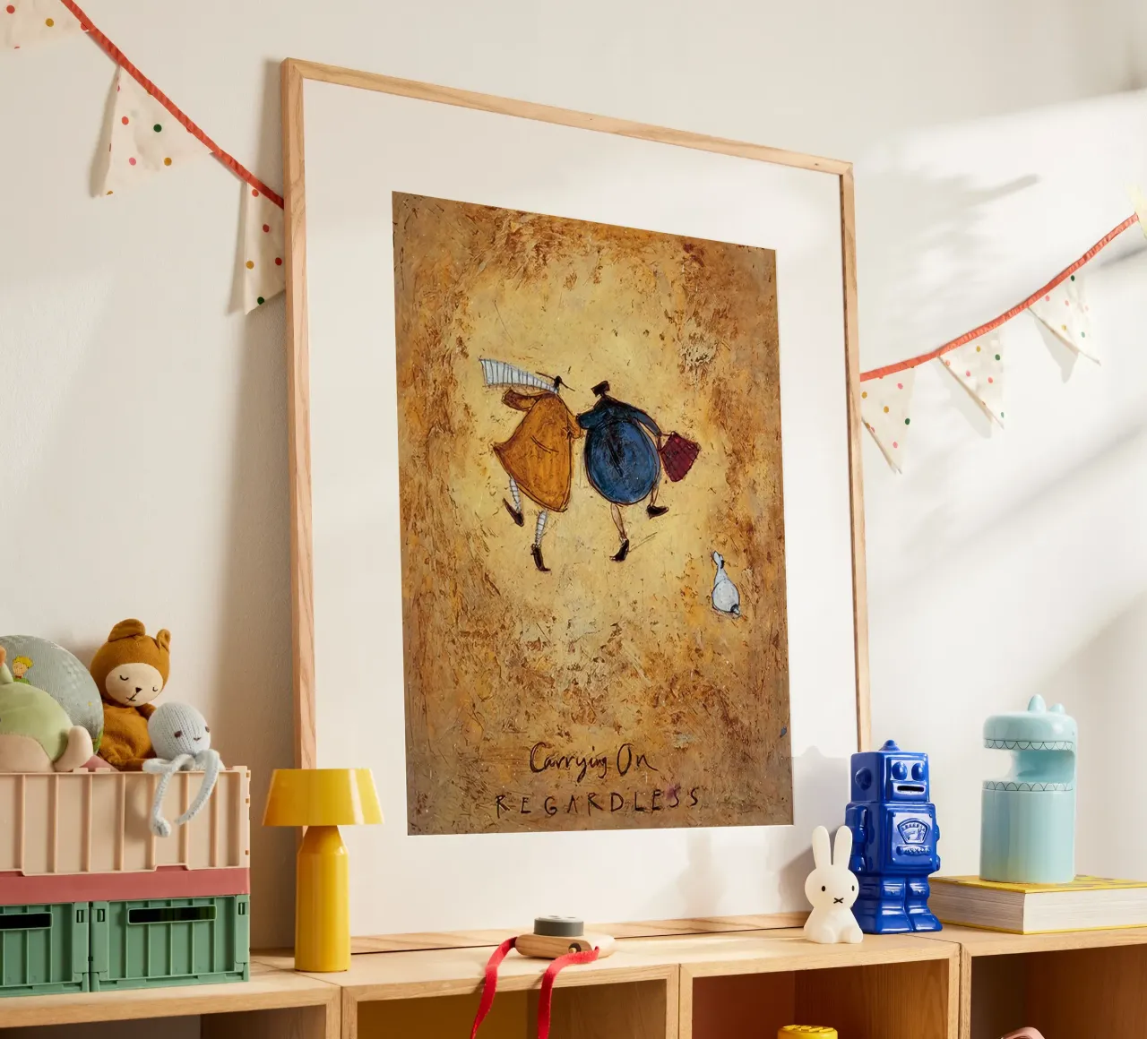 Sam Toft - Continuare senza problemi poster con telaio in legno da mix mate