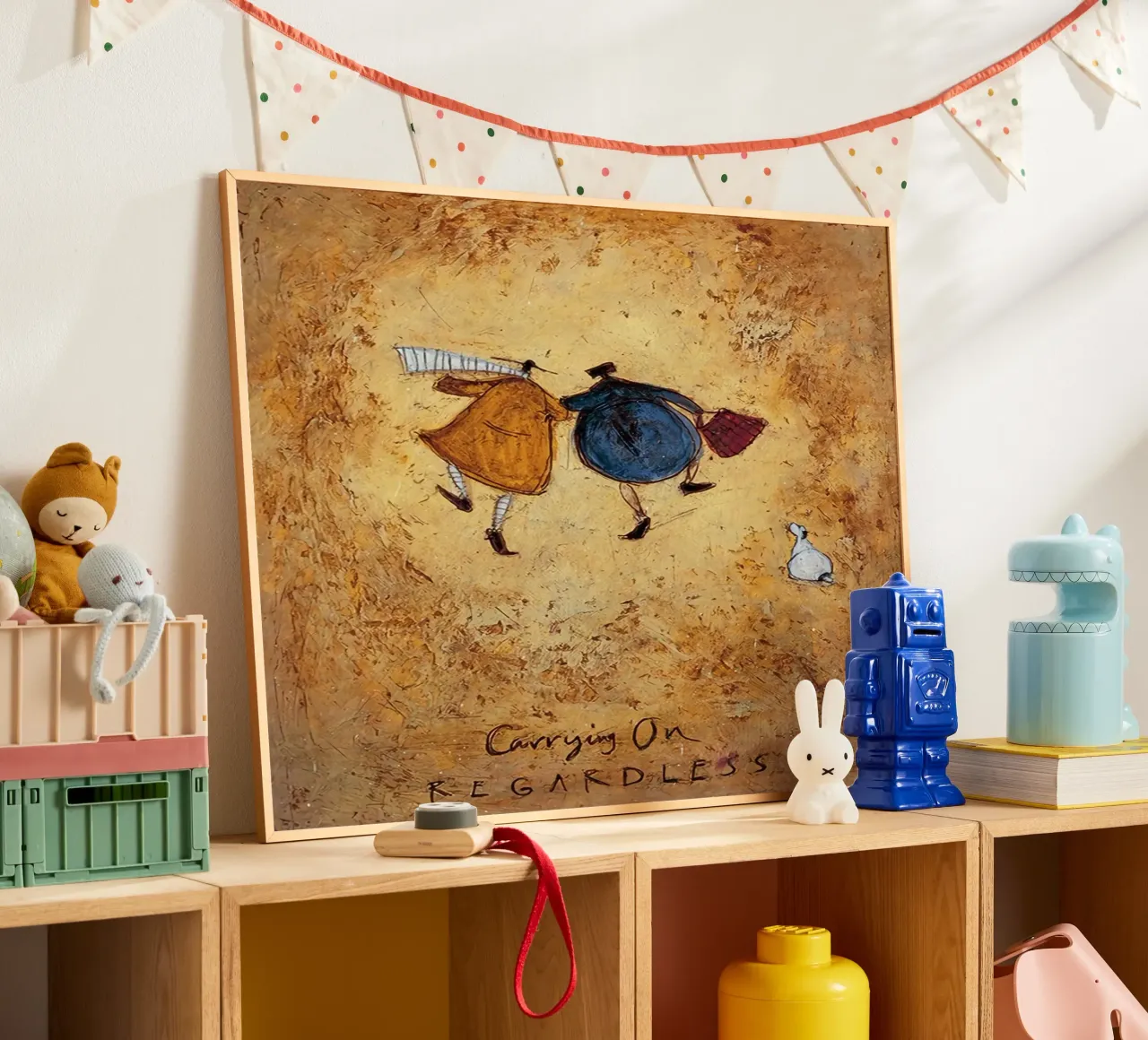 Sam Toft - Continuare senza problemi poster con telaio in legno da mix mate