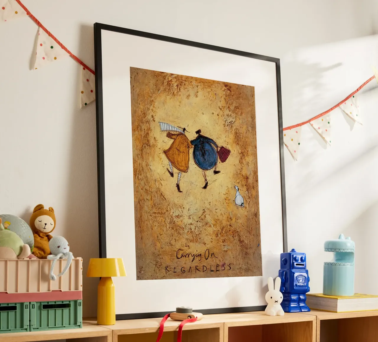 Sam Toft - Continuare senza problemi poster con telaio in legno da mix mate
