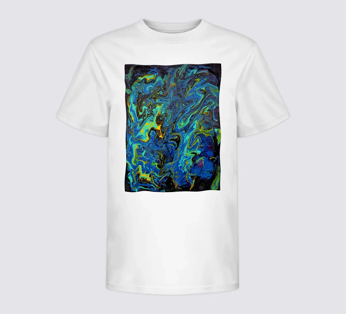 INTO THE DEEP t-shirt bambini da Thierry Vobmann Abstract painting