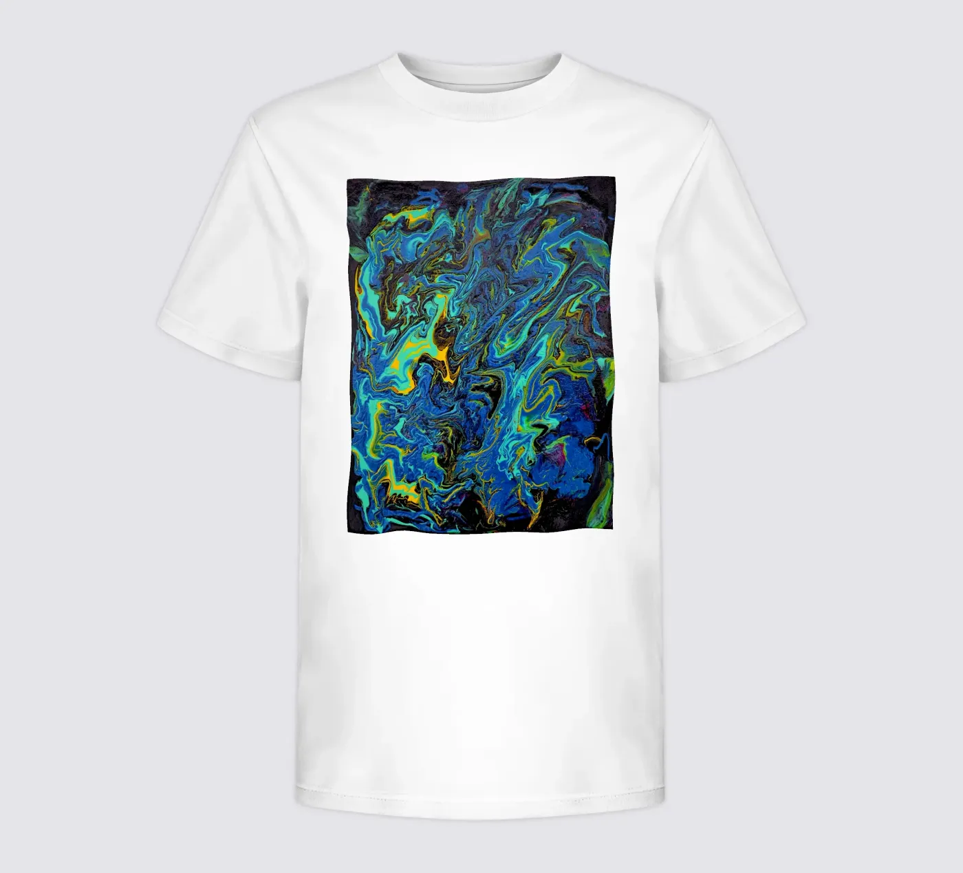 INTO THE DEEP t-shirt bambini da Thierry Vobmann Abstract painting