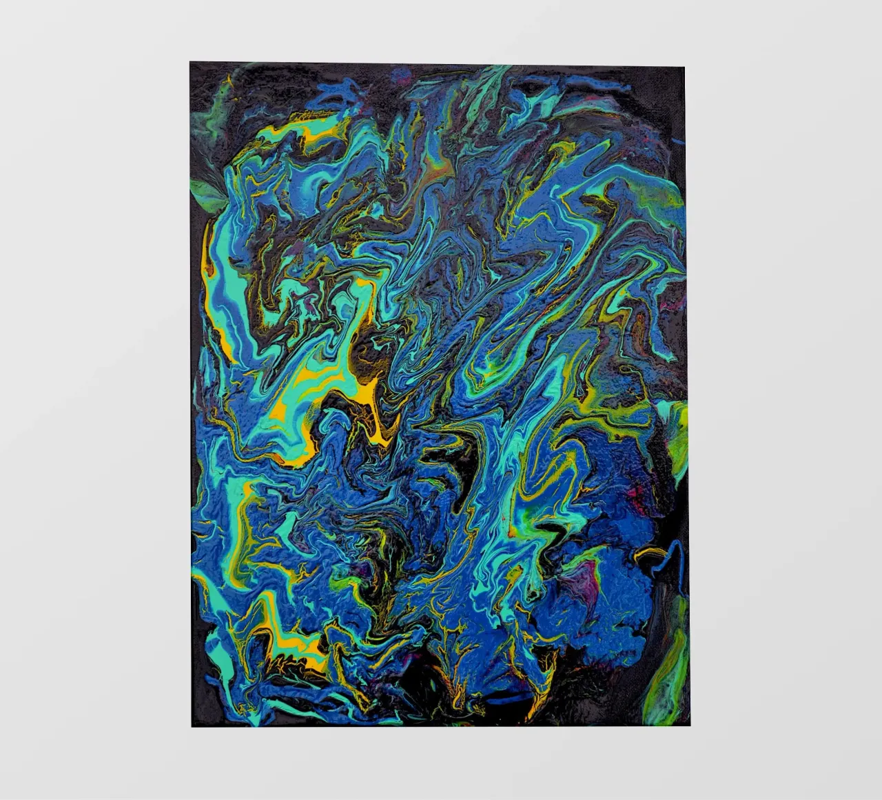 INTO THE DEEP pellicola backlit da Thierry Vobmann Abstract painting