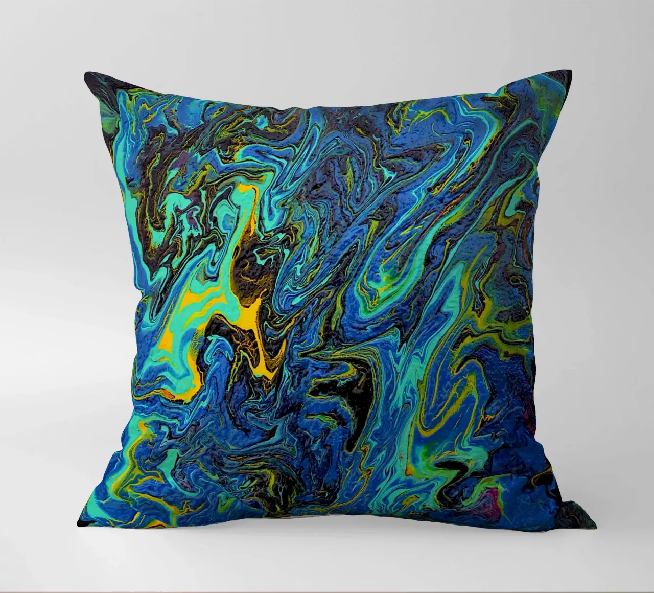 INTO THE DEEP cuscino da Thierry Vobmann Abstract painting