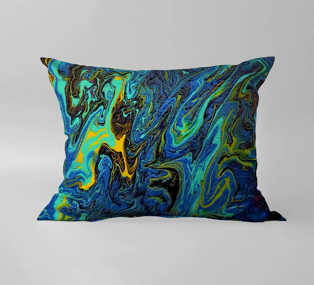 INTO THE DEEP cuscino da Thierry Vobmann Abstract painting