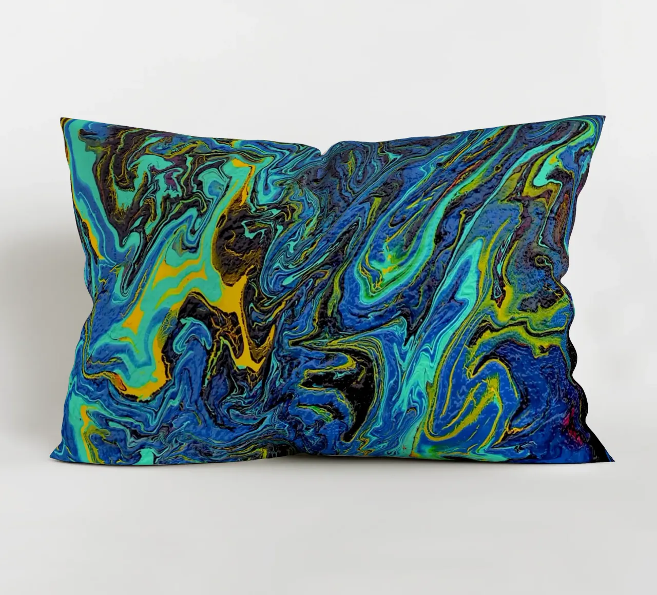 INTO THE DEEP cuscino da Thierry Vobmann Abstract painting