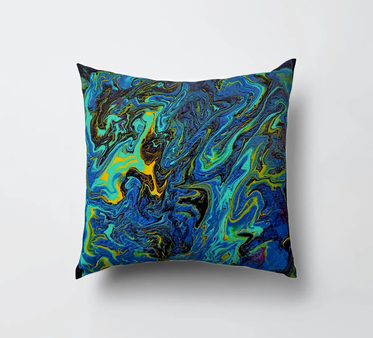 INTO THE DEEP cuscino da Thierry Vobmann Abstract painting
