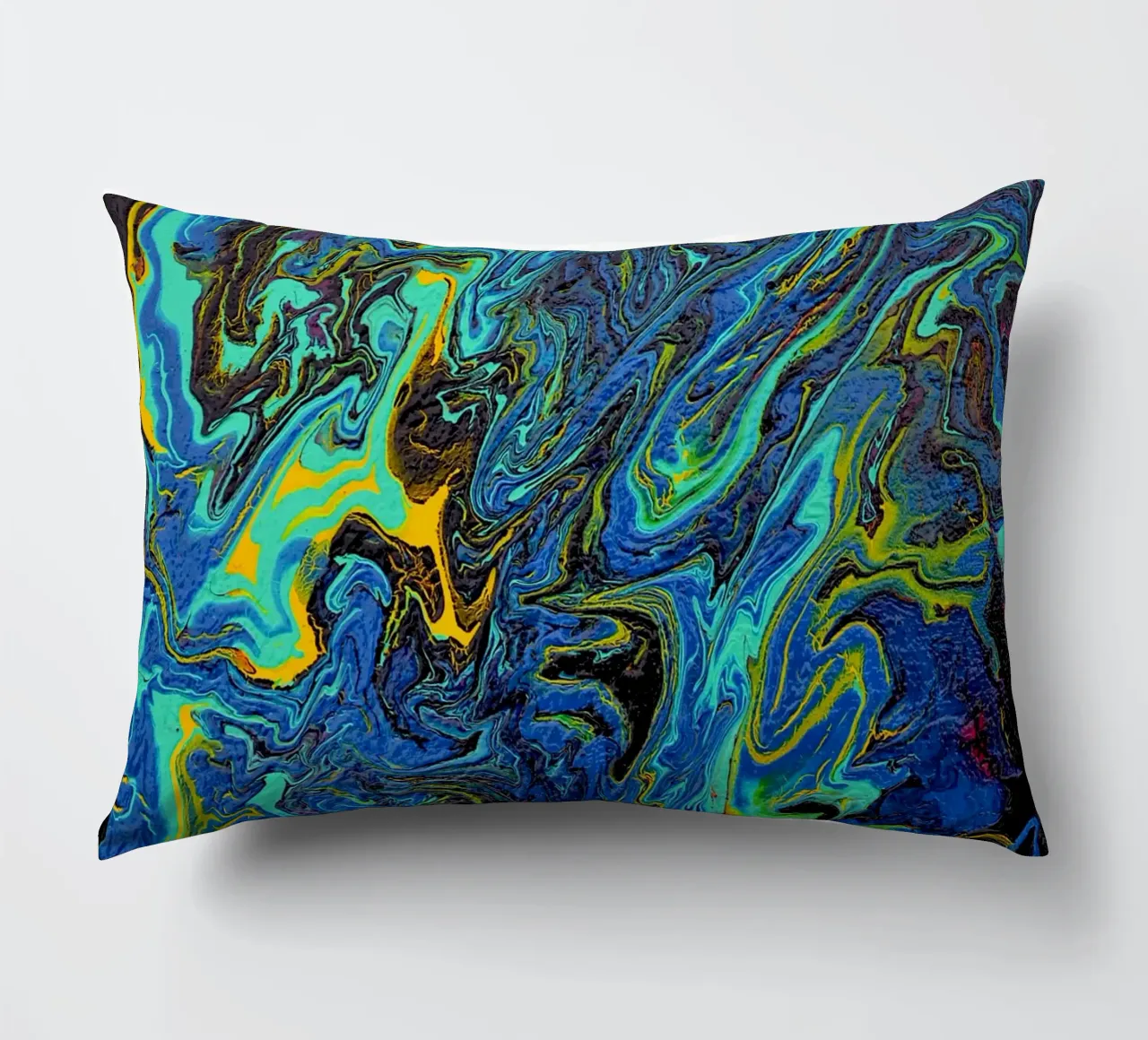 INTO THE DEEP cuscino da Thierry Vobmann Abstract painting