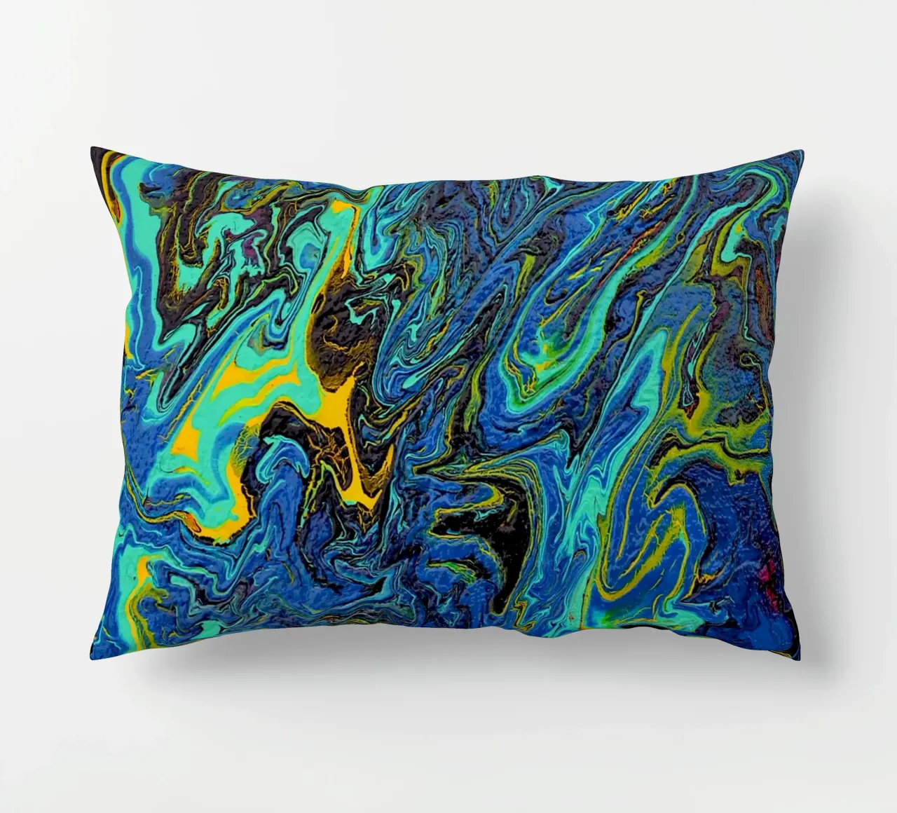 INTO THE DEEP cuscino da Thierry Vobmann Abstract painting