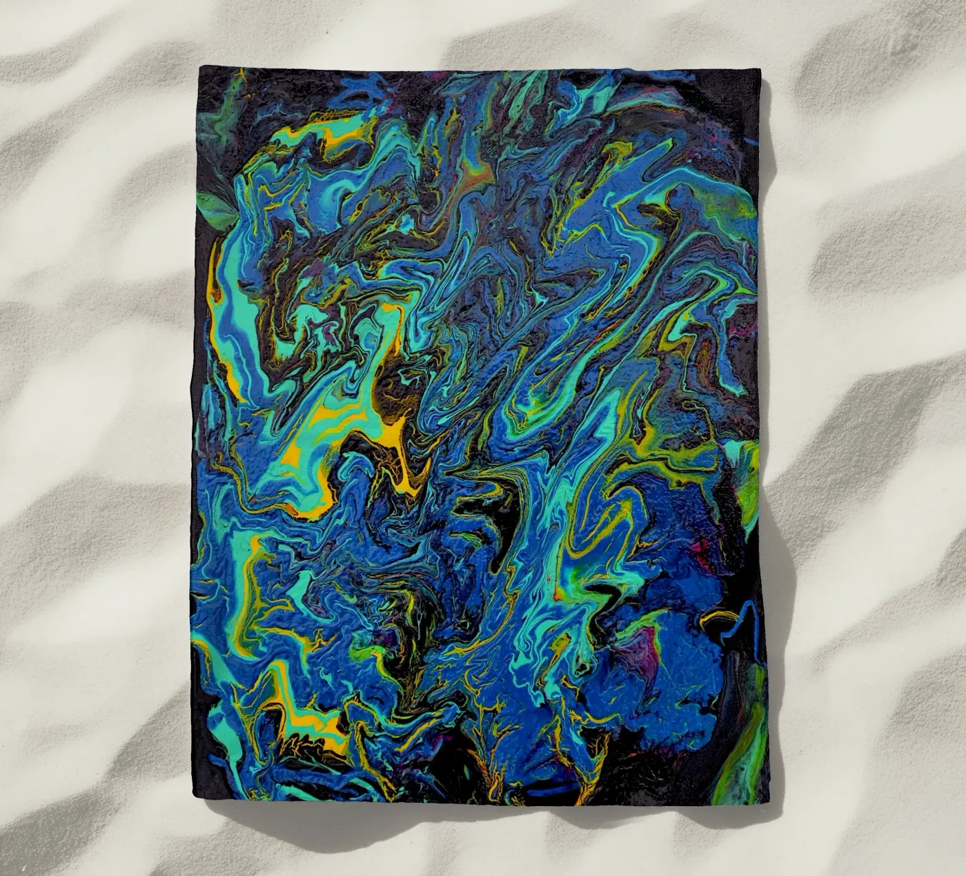 INTO THE DEEP telo mare da Thierry Vobmann Abstract painting