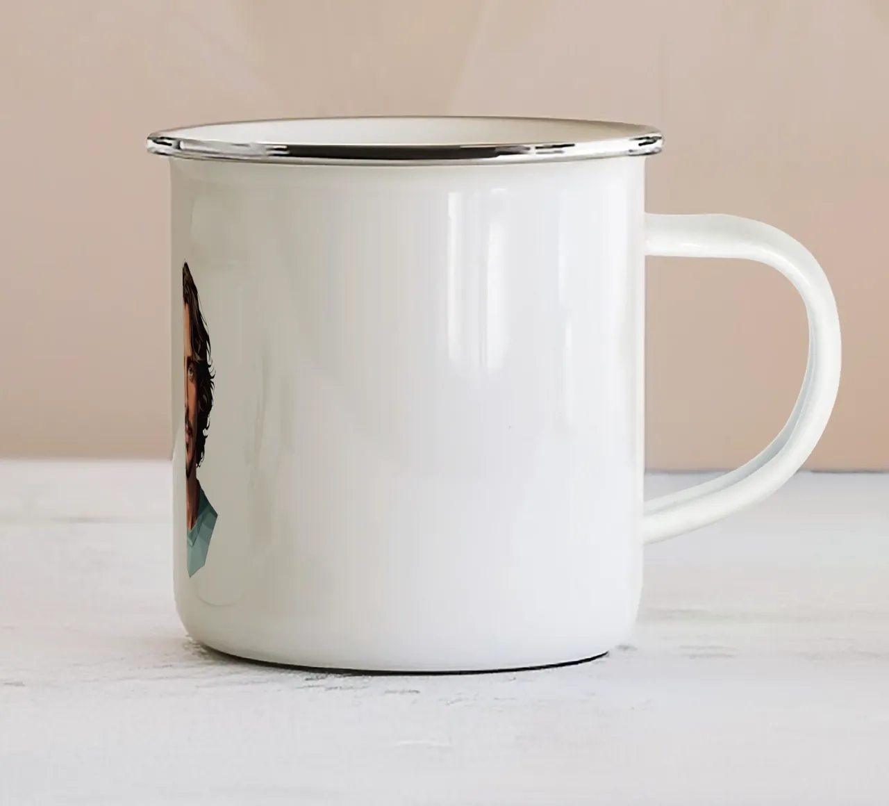 Chris Cornell Lowopoly tazza in smalto da Low Profile