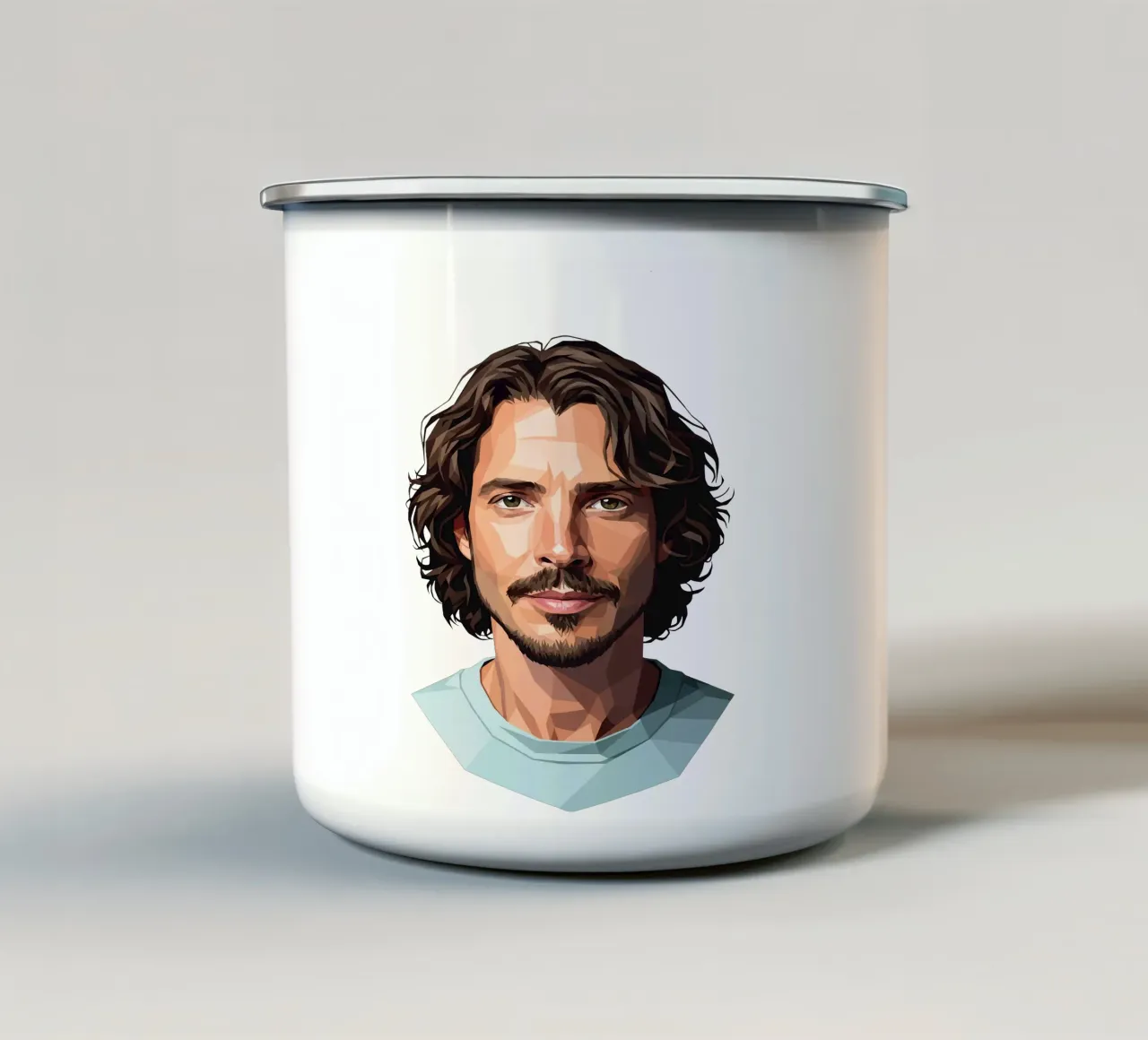 Chris Cornell Lowopoly tazza in smalto da Low Profile