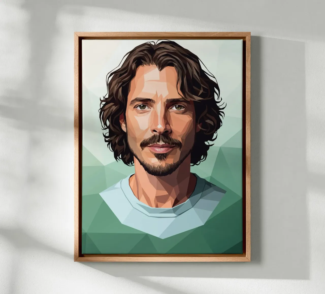 Chris Cornell Lowopoly canvas met Baklijst van Low Profile
