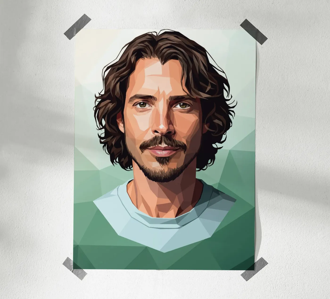 Chris Cornell Lowopoly poster da Low Profile
